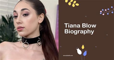 tiana blow twitter|tiana blow bio.